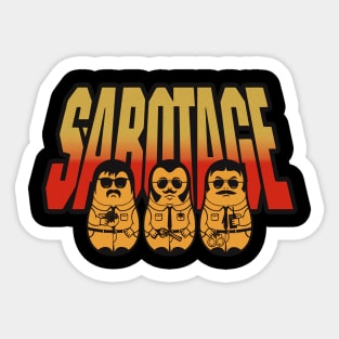 bowling sabotage Sticker